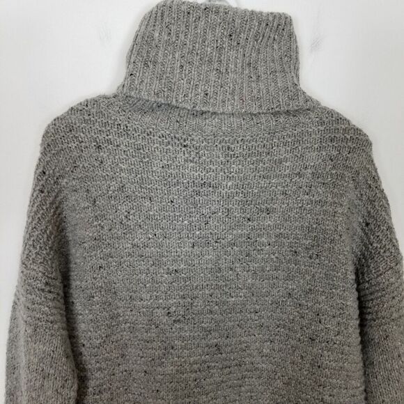 White Label The White Company Women Merino Wool Turtle Neck Sweater Sz S Gray - Picture 5 of 8